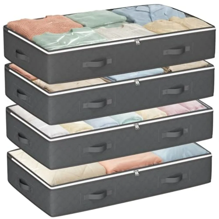 90L Under Bed Storage Containers, Closet Organizers and Storage Bins, Foldable Underbed Storage Bags for Linen Sheets, Blanket,
90L Under Bed Storage Containers, Closet Organizers and Storage Bins, Foldable Underbed Storage Bags for Linen Sheets, Blanket,