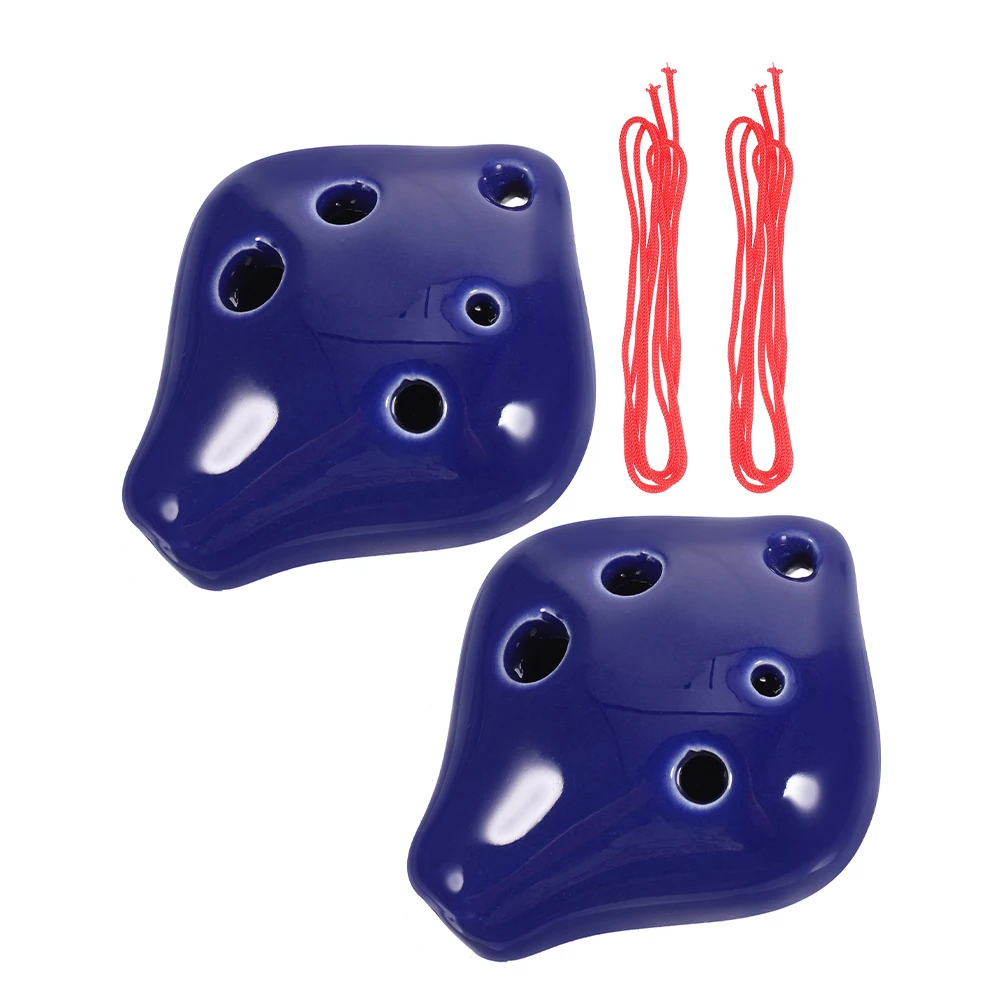 2Pcs Small Ocarina Ceramic 6 Hole Music Instrument for Adults Unique Wind Instrument Lanyard Included Portable Hiking Camping
2Pcs Small Ocarina Ceramic 6 Hole Music Instrument for Adults Unique Wind Instrument Lanyard Included Portable Hiking Camping