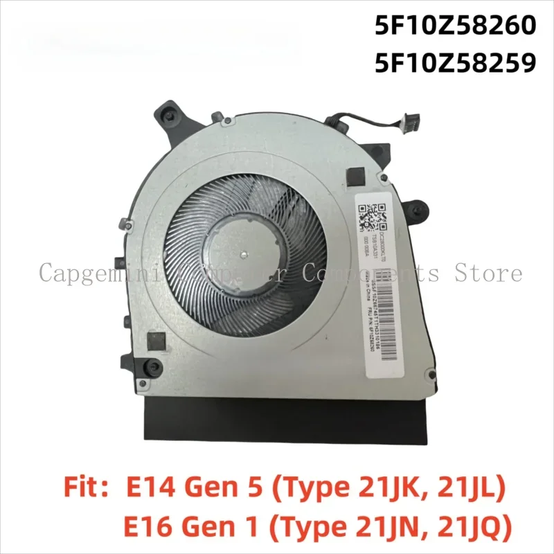 Intel CPU Cooling Fan Cooler For Lenovo Thinkpad E14 Gen 5/ E16 Gen 1 5F10Z58260
Intel CPU Cooling Fan Cooler For Lenovo Thinkpad E14 Gen 5/ E16 Gen 1 5F10Z58260