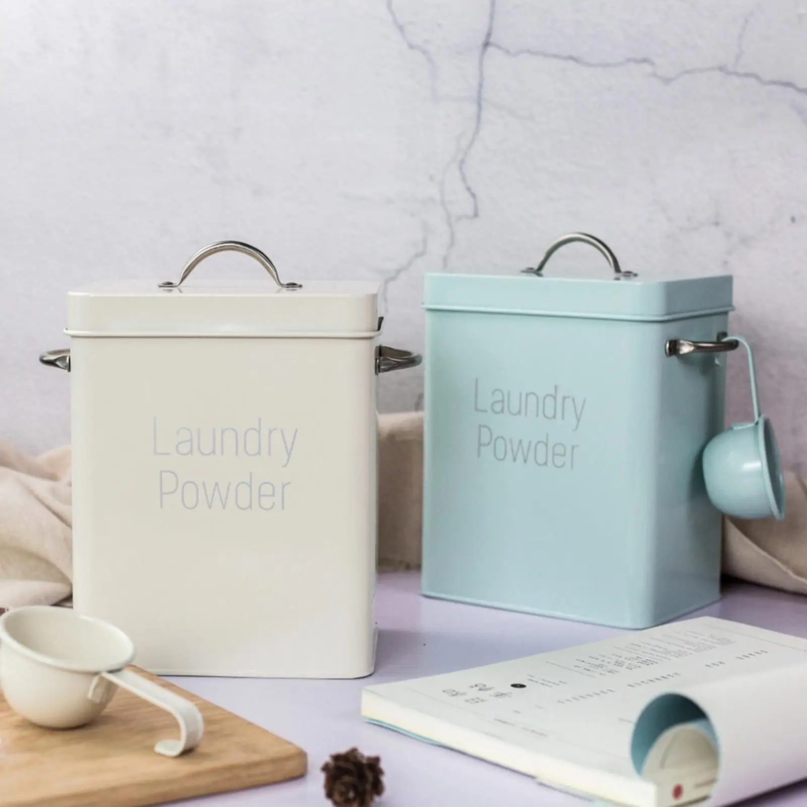 Multipurpose Laundry Powder Container, Snack Tin Box Laundry Powder Bin
Multipurpose Laundry Powder Container, Snack Tin Box Laundry Powder Bin