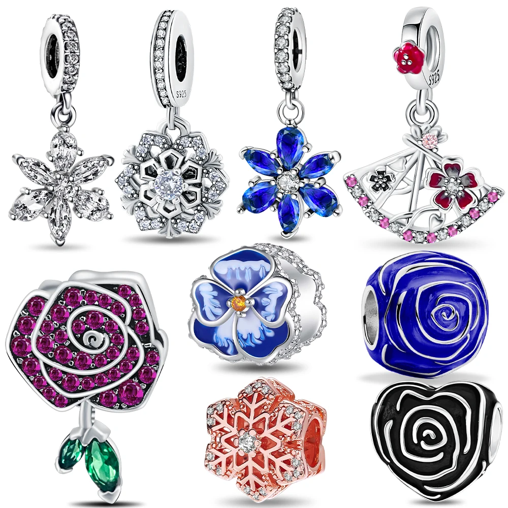 925 Sterling Silver Five Petal Flower Charms Beads Fit Original Bracelet Bag Keychain Charm Beads Pendant Diy Women Jewelry Gift
925 Sterling Silver Five Petal Flower Charms Beads Fit Original Bracelet Bag Keychain Charm Beads Pendant Diy Women Jewelry Gift
