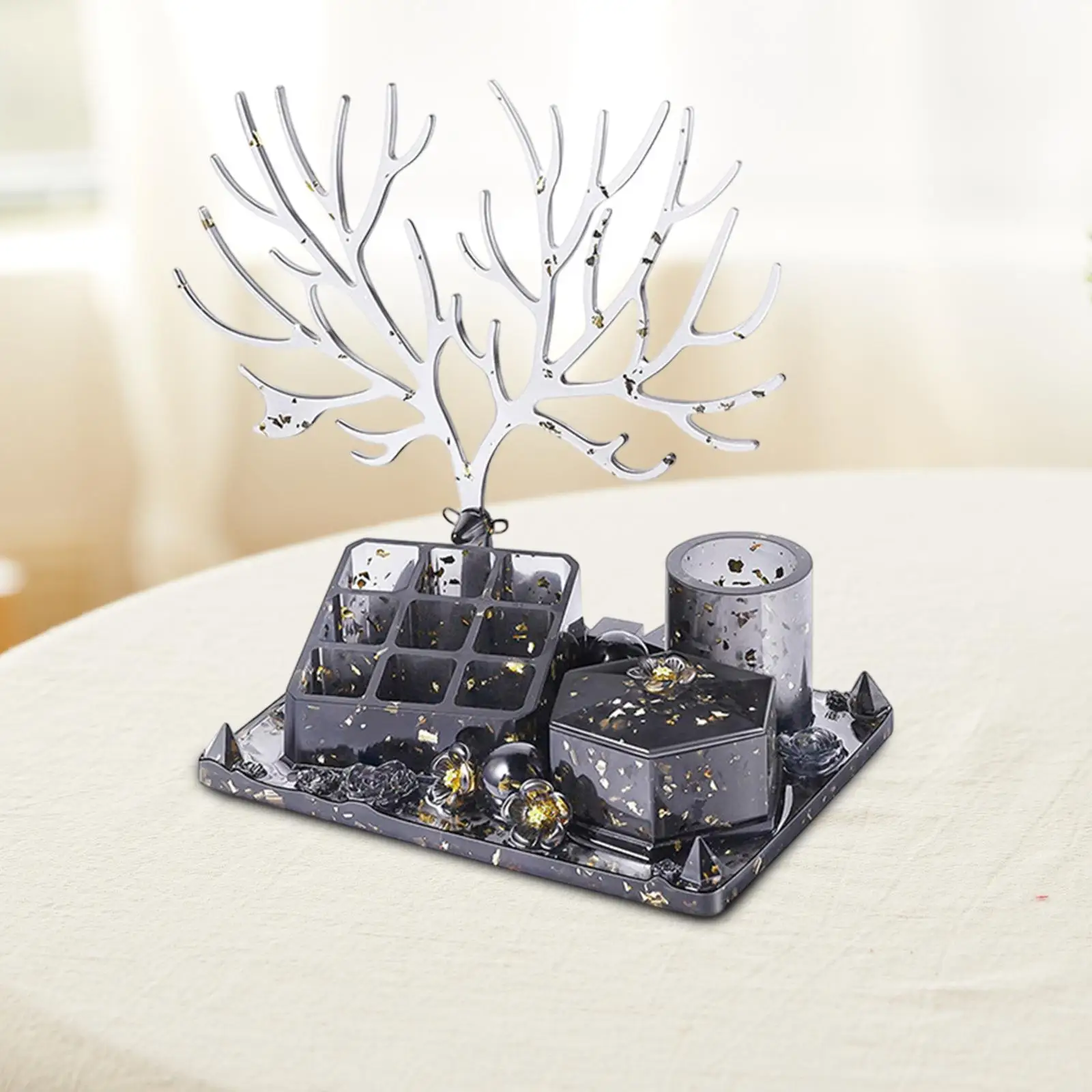 Resin Mould Kit Art Crafts Outdoor Decoration Decorative DIY Crafts for Desktop Trinket Makeup Holder Holiday Birthday Makeup
Resin Mould Kit Art Crafts Outdoor Decoration Decorative DIY Crafts for Desktop Trinket Makeup Holder Holiday Birthday Makeup