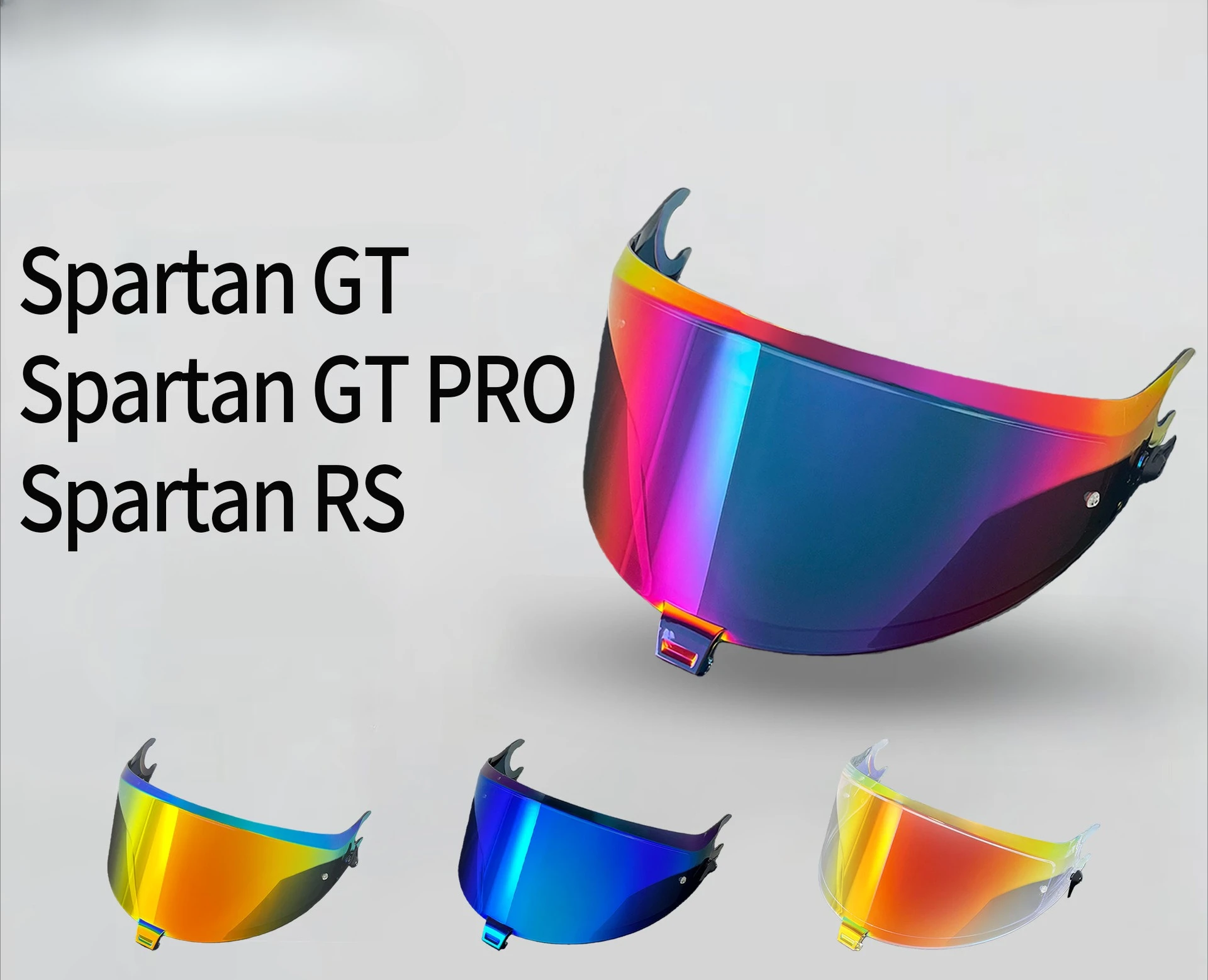 Suitable for Spartan GT/PRO/RS Lenses Helmet Sun Protection Day and Night Universal Mirror Plating
Suitable for Spartan GT/PRO/RS Lenses Helmet Sun Protection Day and Night Universal Mirror Plating