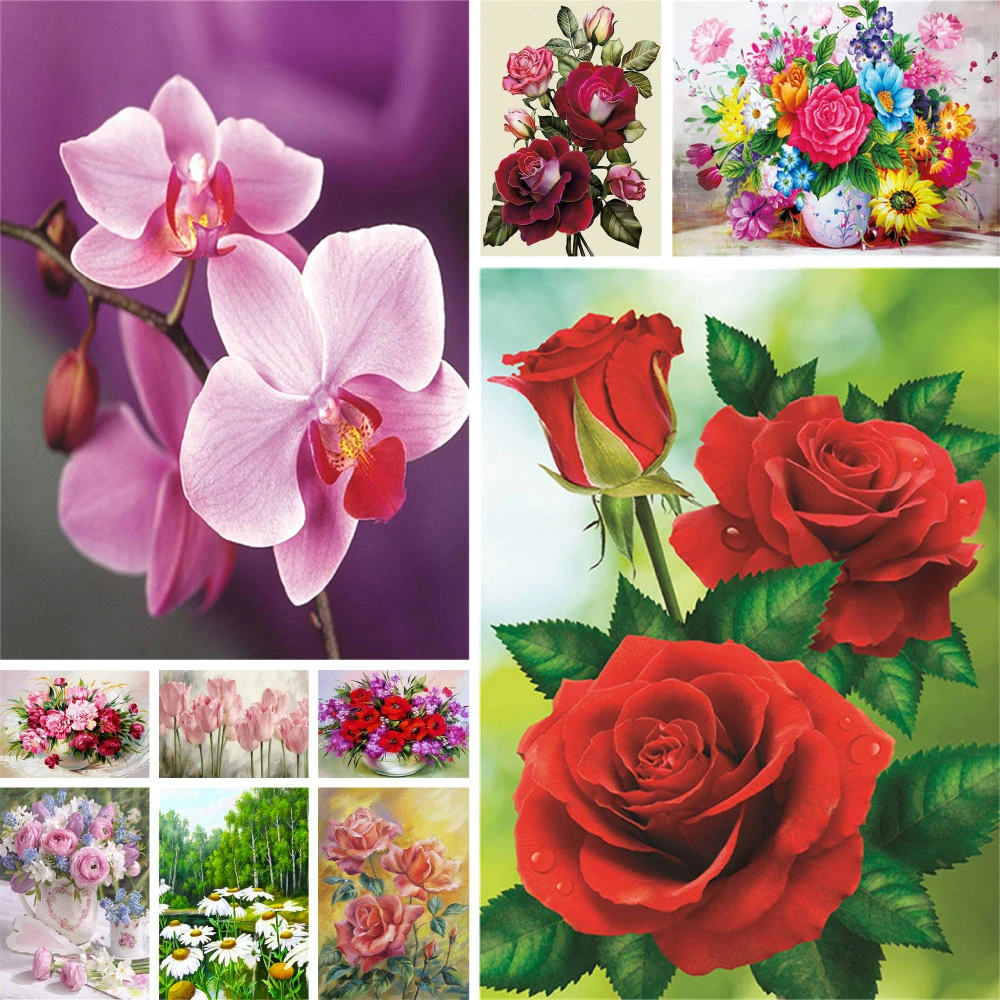 Flowers Rose Tuilp Poppy Pre-Printed Cross Stitch Full Kit Embroidery Sewing Handicraft Craft Hobby Package Room Decor Wholesale
Flowers Rose Tuilp Poppy Pre-Printed Cross Stitch Full Kit Embroidery Sewing Handicraft Craft Hobby Package Room Decor Wholesale