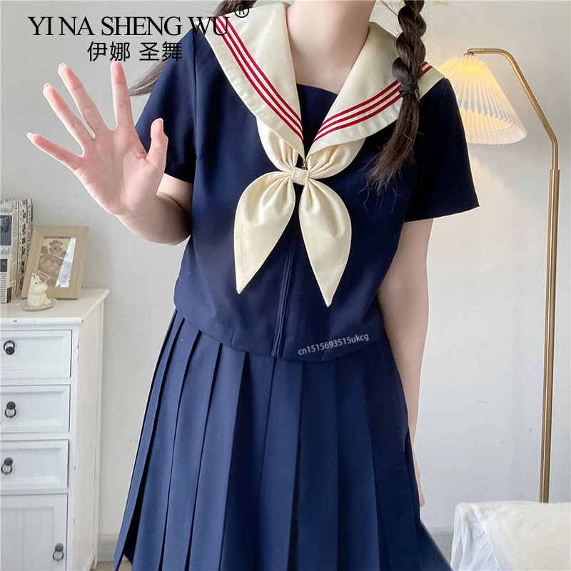 Basic Style JK Uniform School Uniform Women's Student Cosplay Sailor Suit Cobalt Blue Japanese Korean College Style Clothing
Basic Style JK Uniform School Uniform Women's Student Cosplay Sailor Suit Cobalt Blue Japanese Korean College Style Clothing
