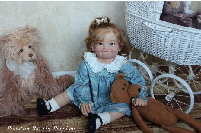 St. Store 28inches Reborn doll Raya Bent Legs Reborn Toddler Girl Soft Rooted Hair High Quality Hand Painted Doll
St. Store 28inches Reborn doll Raya Bent Legs Reborn Toddler Girl Soft Rooted Hair High Quality Hand Painted Doll