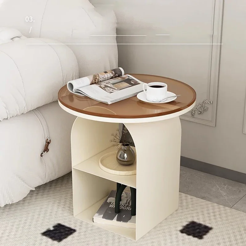 Журнальный столик со стороны дивана, маленький чайный столик для гостиной, круглая спальня, простой современный прикроватный столик для хранения, мебель для салона Basse Pour
Журнальный столик со стороны дивана, маленький чайный столик для гостиной, круглая спальня, простой современный прикроватный столик для хранения, мебель для салона Basse Pour