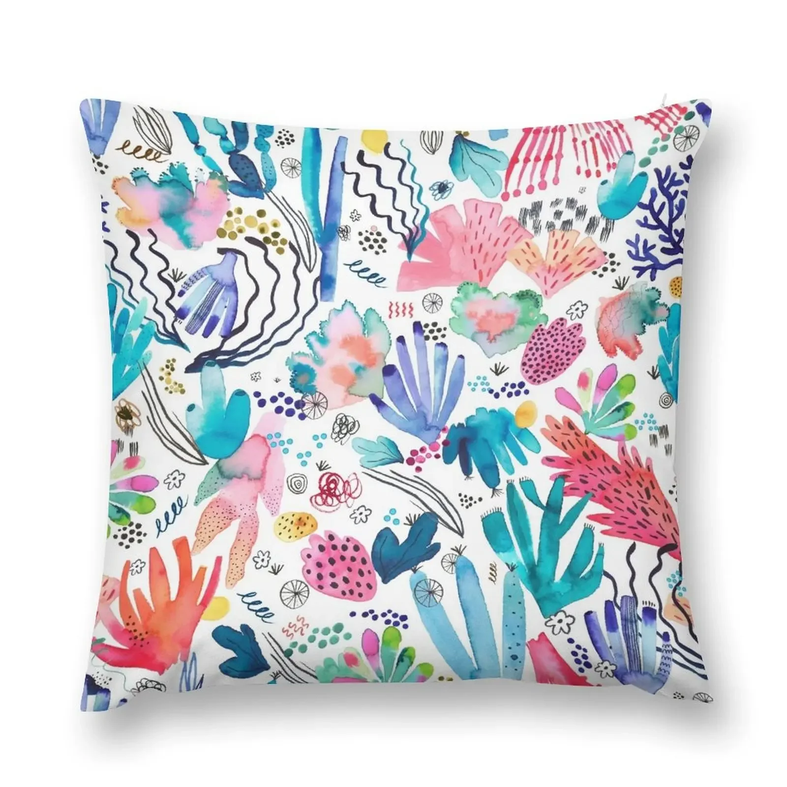 Coral reef print - Colorful seabed watercolor Throw Pillow Luxury Pillow Cover Sofa Cushion pillow
Coral reef print - Colorful seabed watercolor Throw Pillow Luxury Pillow Cover Sofa Cushion pillow