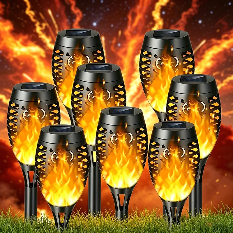 Solar Flickering Flame Torch Light Smart Light Sensing Outdoor Landscape Lights Decorative Lights Gardens Patio Lawns Path
Solar Flickering Flame Torch Light Smart Light Sensing Outdoor Landscape Lights Decorative Lights Gardens Patio Lawns Path