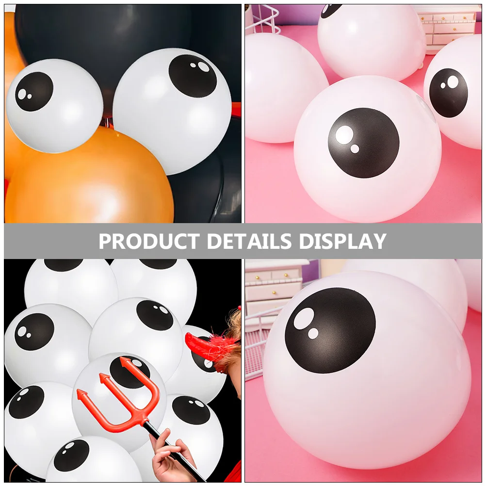 200Pcs Halloween Eyeball Balloons Latex Balloons Party Decor Scary Theme Home Bar Club Decorations Halloween Decorations
200Pcs Halloween Eyeball Balloons Latex Balloons Party Decor Scary Theme Home Bar Club Decorations Halloween Decorations