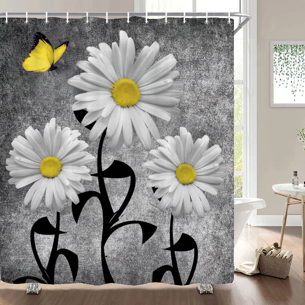 Yellow Flowers Butterfly Shower Curtain Fantasy Art Rose Floral Waterproof Fabric Bathroom Curtain Room Decor Curtains With Hook
Yellow Flowers Butterfly Shower Curtain Fantasy Art Rose Floral Waterproof Fabric Bathroom Curtain Room Decor Curtains With Hook