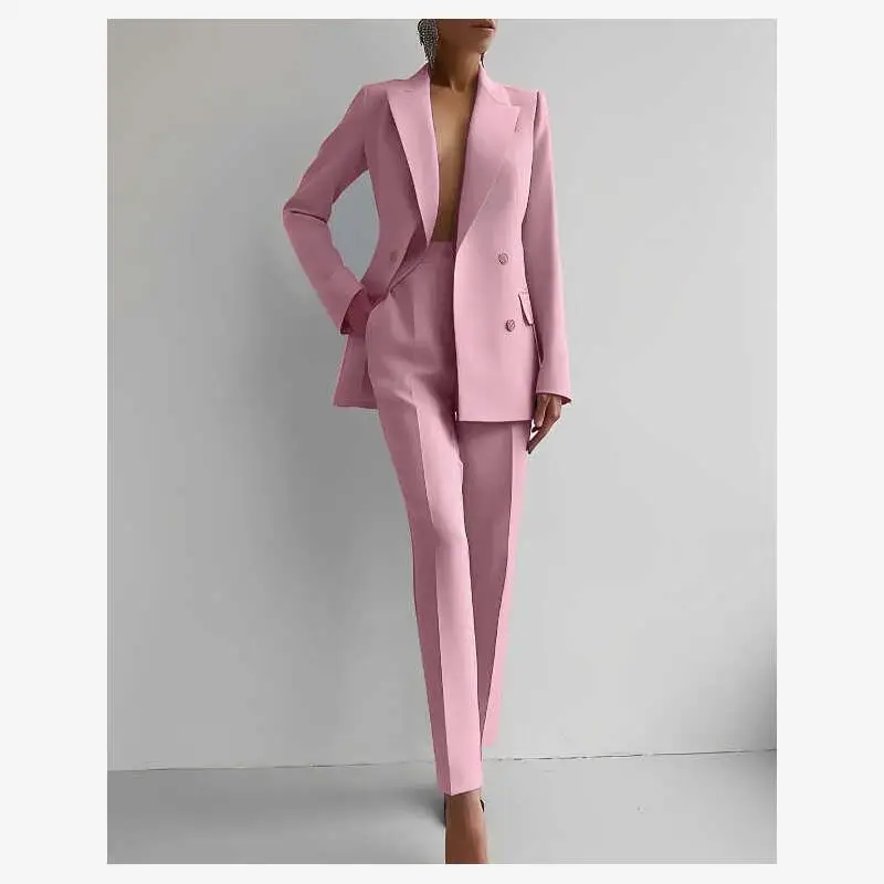 Faion, повседневный комплект делового костюма, женская длинная рабочая одежда из полиэстера на пуговицах, повседневный профессиональный костюм, ансамбль
Faion, повседневный комплект делового костюма, женская длинная рабочая одежда из полиэстера на пуговицах, повседневный профессиональный костюм, ансамбль