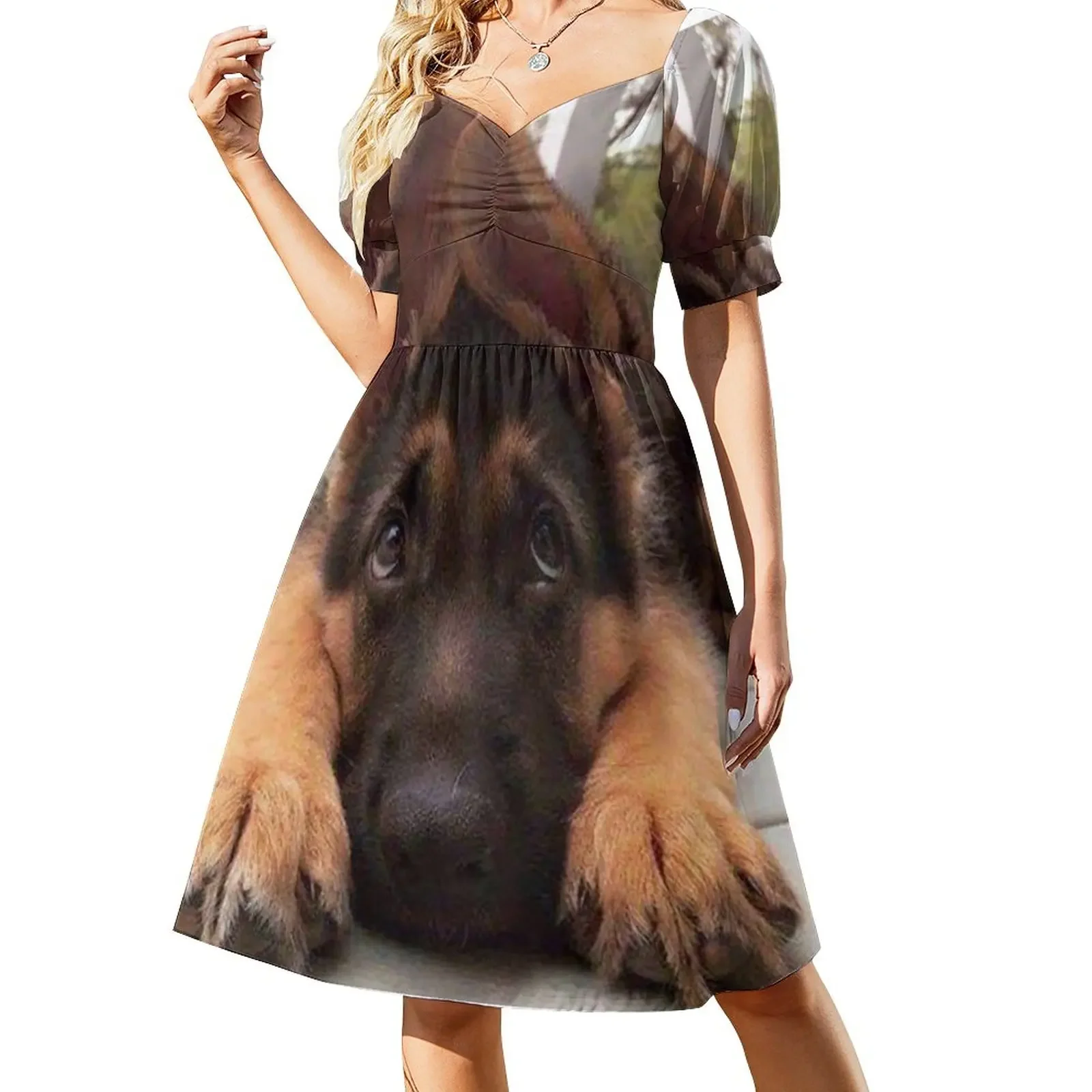 German Shepherd Short-Sleeved Dress ladies dresses for special occasion Female dress dress dresses
German Shepherd Short-Sleeved Dress ladies dresses for special occasion Female dress dress dresses