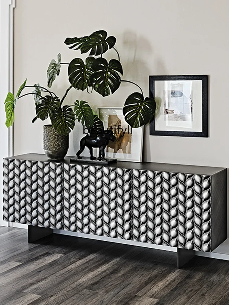 zxqItalian Relief Entrance Cabinet Designer Model High-End Hotel Homestay Curio Cabinet Italian Light Luxury Art Sideboard Cabin
zxqItalian Relief Entrance Cabinet Designer Model High-End Hotel Homestay Curio Cabinet Italian Light Luxury Art Sideboard Cabin