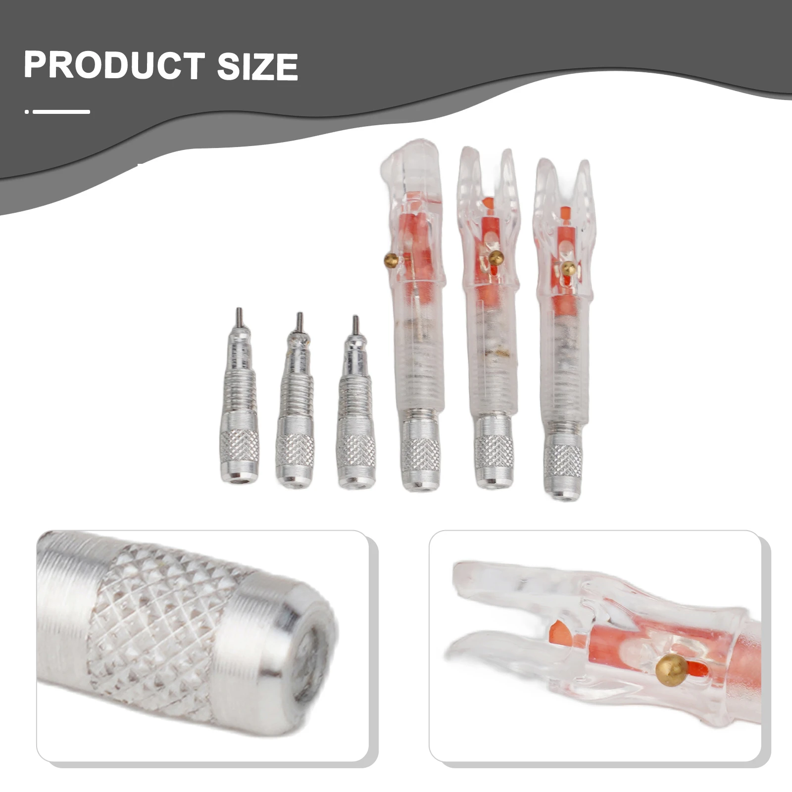 Luminous Arrow Tail LED Light Nock Nocks 3 Pack Arrows Parts Automatically 4.2mm ID Shafts 45.5*8.3*8mm High Quality New
Luminous Arrow Tail LED Light Nock Nocks 3 Pack Arrows Parts Automatically 4.2mm ID Shafts 45.5*8.3*8mm High Quality New