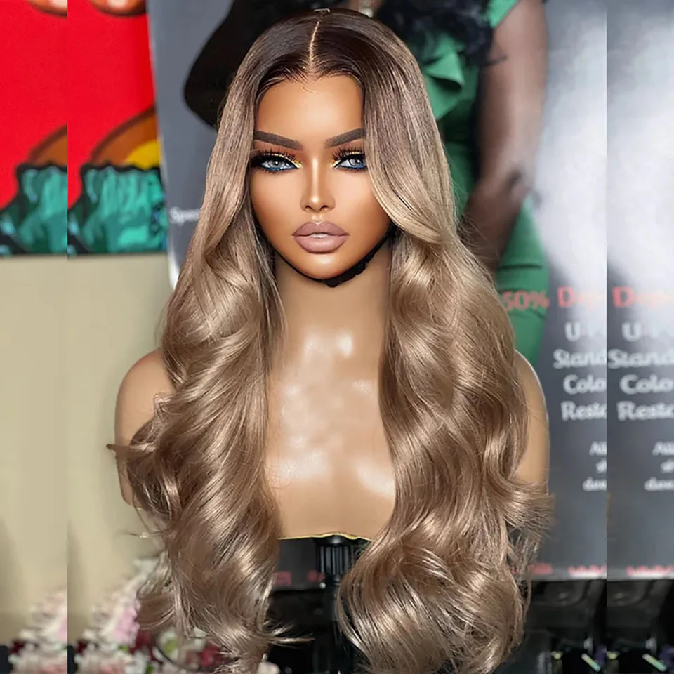 10A 210% Density Professional Toned Ash Blonde Colored HD Transparent 13x6 Lace Front Human Hair Wigs With Dark Roots
10A 210% Density Professional Toned Ash Blonde Colored HD Transparent 13x6 Lace Front Human Hair Wigs With Dark Roots