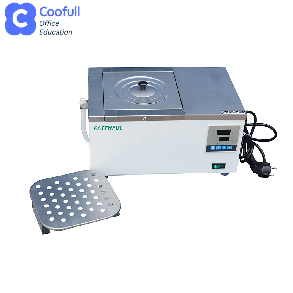 Термостатическая водяная баня Coofull DK-98-IIA с 2 рядами и 4 отверстиями, с цифровым контроллером
Термостатическая водяная баня Coofull DK-98-IIA с 2 рядами и 4 отверстиями, с цифровым контроллером