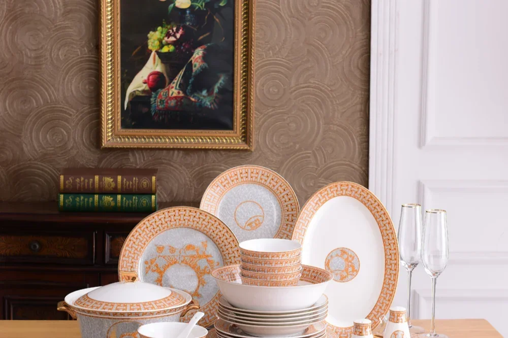Gold Mosaic Cutlery Bone China Coffee Set Coffee Cup Saucer Coffee Pot Creamer Sugar Bowl Cake Stand Bowl Fish Fish Plate Set
Gold Mosaic Cutlery Bone China Coffee Set Coffee Cup Saucer Coffee Pot Creamer Sugar Bowl Cake Stand Bowl Fish Fish Plate Set