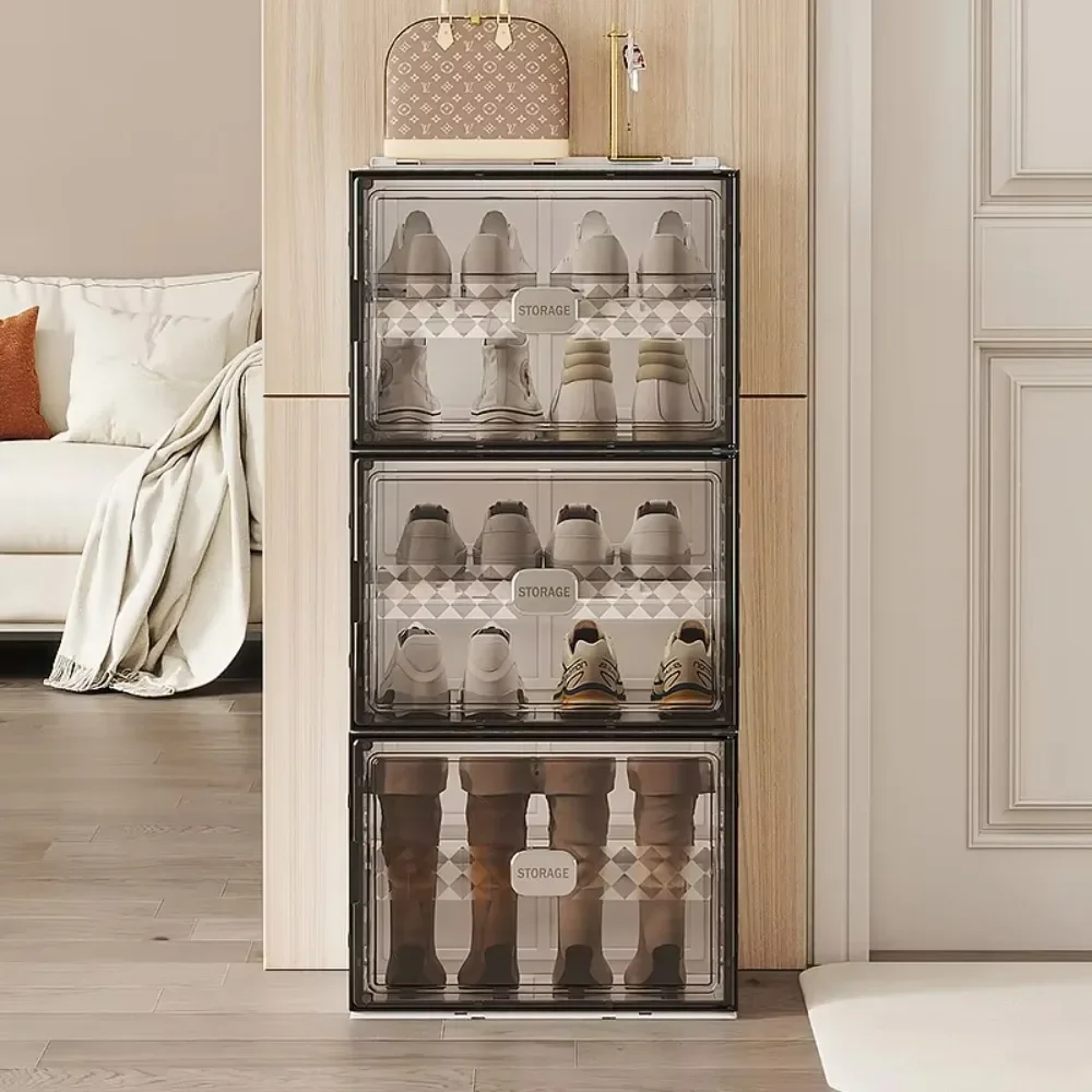 Custom Size Plastic Shoes Case Thickened Transparent Drawer Case Stackable Folding Plastic Foldable Storage Box
Custom Size Plastic Shoes Case Thickened Transparent Drawer Case Stackable Folding Plastic Foldable Storage Box