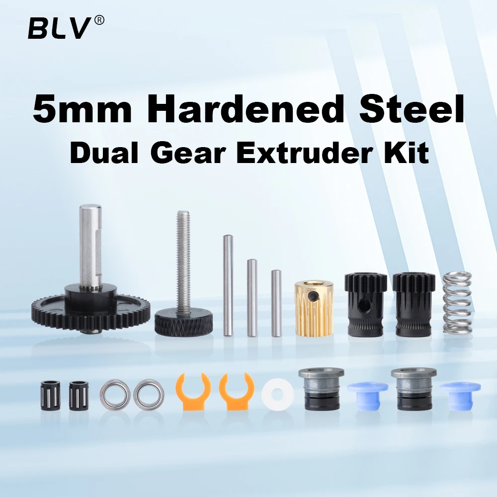 BLV Dual Drive Hardened steel Gear Extruder Gear Kit Upgrade for DDE Extruder Voron0 M4 2.4 Extrusion
BLV Dual Drive Hardened steel Gear Extruder Gear Kit Upgrade for DDE Extruder Voron0 M4 2.4 Extrusion