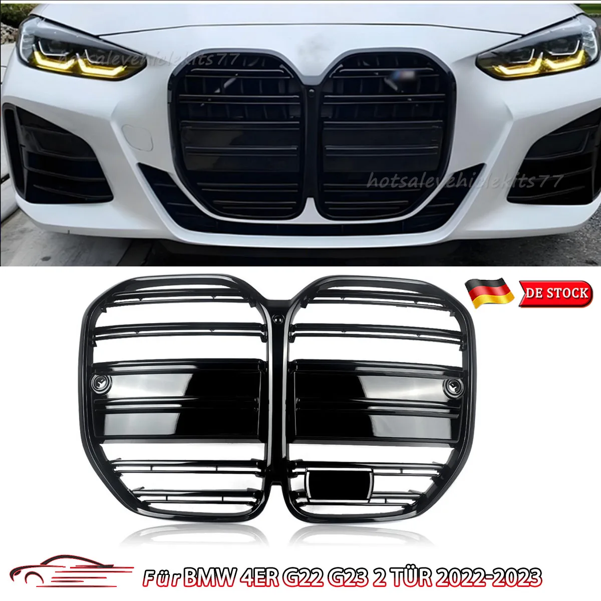 SAIQINGSP Gloss Black for BMW 4 Series G22 G23 2021 2022 2023 Front Bumper Centre Grille Upper Racing Grill Car Accessories
SAIQINGSP Gloss Black for BMW 4 Series G22 G23 2021 2022 2023 Front Bumper Centre Grille Upper Racing Grill Car Accessories