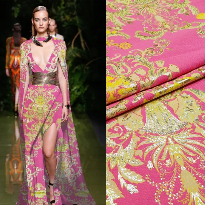 Жаккардовая парчовая ткань, брендовая модная дизайнерская ткань с ароматом костюма, дизайнерская ткань для платья, шитье своими руками по метрам
Жаккардовая парчовая ткань, брендовая модная дизайнерская ткань с ароматом костюма, дизайнерская ткань для платья, шитье своими руками по метрам