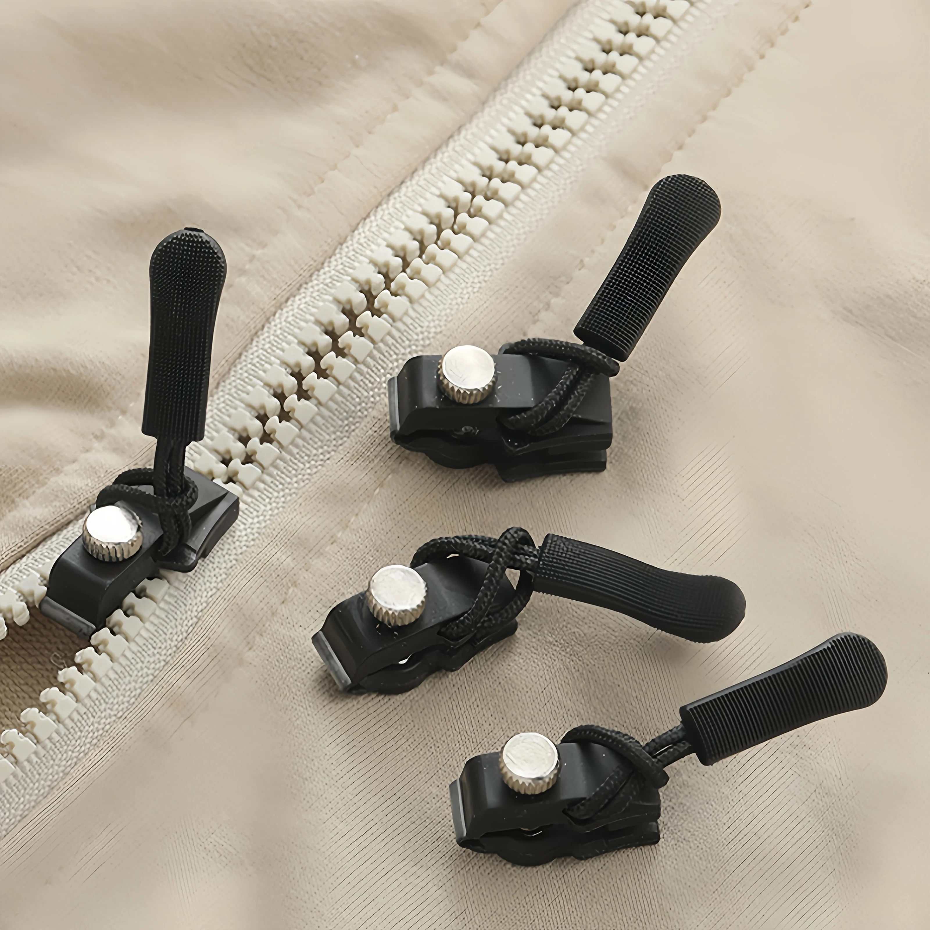 12pcs Zipper Repair, Detachable Zipper Pulls, Tool-Free Replacement of Zipper Pulls, for Jackets, Tents, Backpacks, Sleeping Bags, Shoes, Clothes
12pcs Zipper Repair, Detachable Zipper Pulls, Tool-Free Replacement of Zipper Pulls, for Jackets, Tents, Backpacks, Sleeping Bags, Shoes, Clothes