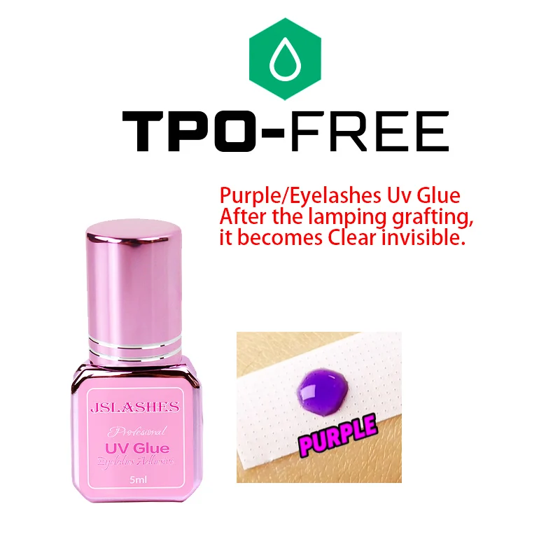 5ml Traceless Uv Glue TPO Free Purple Curing Clear UV Eyelashes Glue Grafting invisible uv eyelash adhesive Pink UV Lashes Glue
5ml Traceless Uv Glue TPO Free Purple Curing Clear UV Eyelashes Glue Grafting invisible uv eyelash adhesive Pink UV Lashes Glue