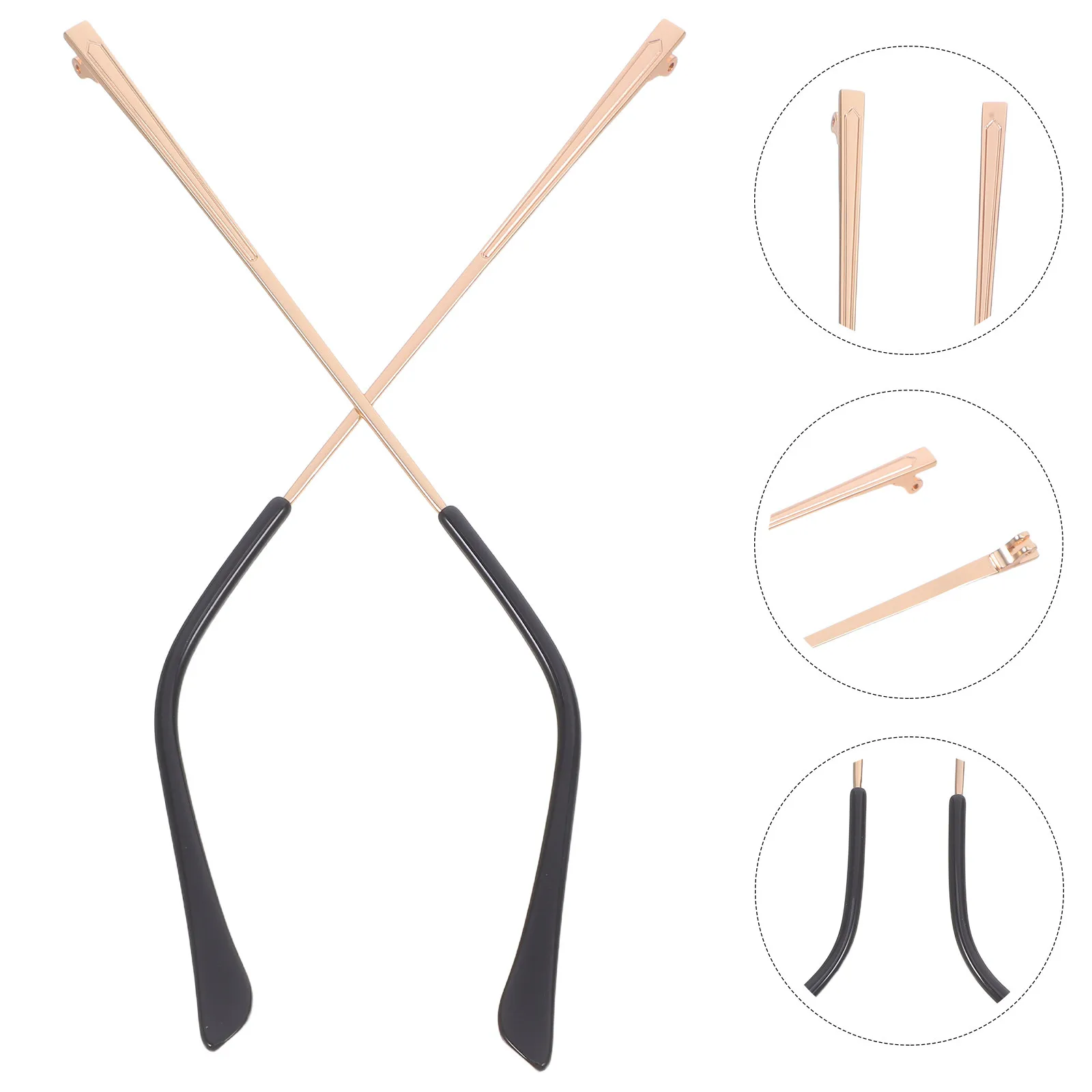 Пара металлических сменных дужек для очков, универсальные ремонтные детали для оправ солнцезащитных очков, удобные, с двойной резьбой
Пара металлических сменных дужек для очков, универсальные ремонтные детали для оправ солнцезащитных очков, удобные, с двойной резьбой