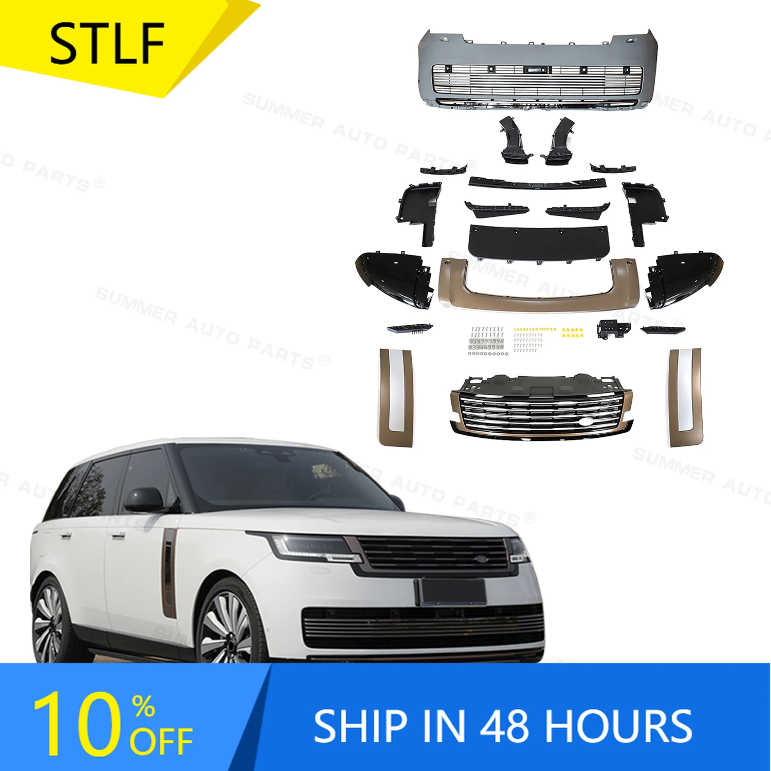 Автозапчасти, передний и задний бампер, решетка, диффузор, боковая юбка, спойлер Sv, комплект кузова для Land Rover New Range Rover L460 
Автозапчасти, передний и задний бампер, решетка, диффузор, боковая юбка, спойлер Sv, комплект кузова для Land Rover New Range Rover L460