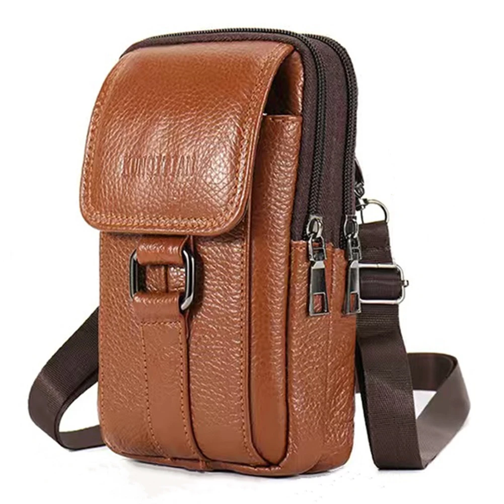 Portable Belt Waist Pack Cowhide Leather Cell Phone Belt Pack Fashion Simple Multi-pockets Casual for Outdoor Sport
Portable Belt Waist Pack Cowhide Leather Cell Phone Belt Pack Fashion Simple Multi-pockets Casual for Outdoor Sport