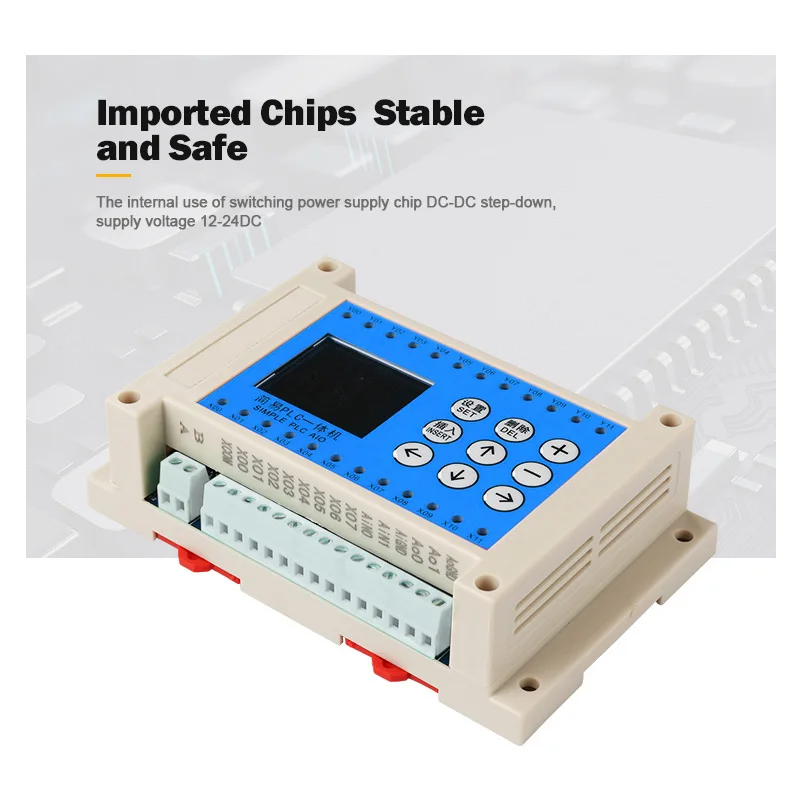 8 channel Programmable PLC Relay Output with 2 Channel Analog Inputs & Outputs 0-20mA 0-10V
8 channel Programmable PLC Relay Output with 2 Channel Analog Inputs & Outputs 0-20mA 0-10V
