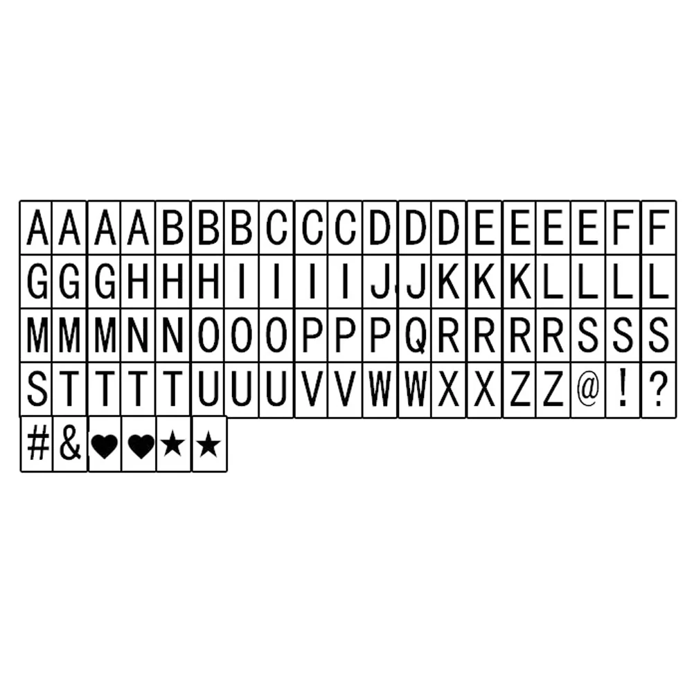 170 Pcs DIY Free Combination Cinematic Light Box Letters Symbols Pack Decorative Cinema Signs (Black and White)
170 Pcs DIY Free Combination Cinematic Light Box Letters Symbols Pack Decorative Cinema Signs (Black and White)