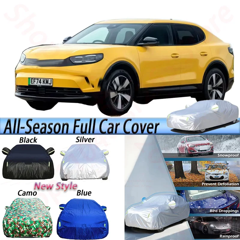 Всесезонный автомобильный чехол, ветрозащитный внедорожник, защита от УФ-лучей, дождя, солнца, снега, пыли, защитный чехол для Ford Capri EV 2023-2026
Всесезонный автомобильный чехол, ветрозащитный внедорожник, защита от УФ-лучей, дождя, солнца, снега, пыли, защитный чехол для Ford Capri EV 2023-2026