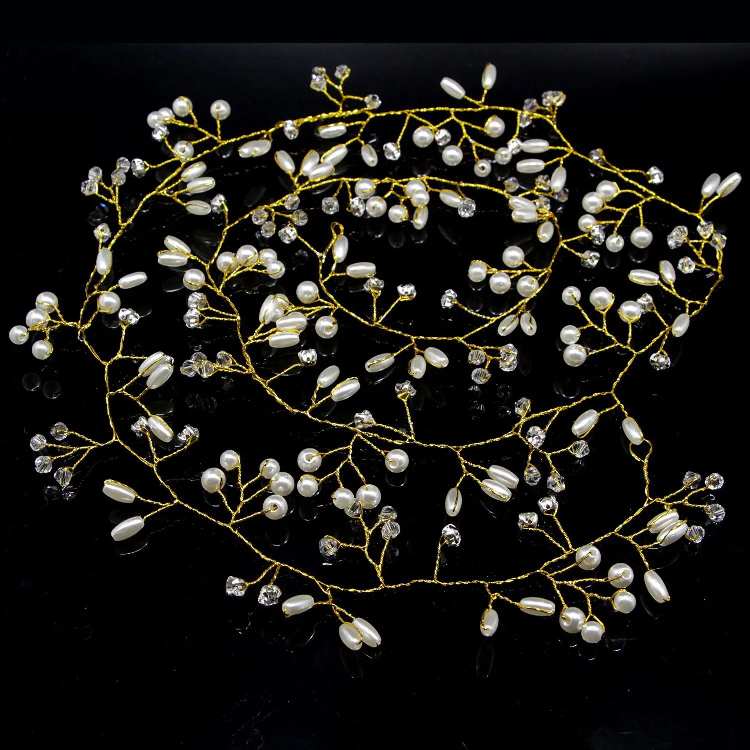 150mm Extended Handmade Pearl Bridal Headband Women Precious Jewels Bridal Wedding Hair Accessories
150mm Extended Handmade Pearl Bridal Headband Women Precious Jewels Bridal Wedding Hair Accessories