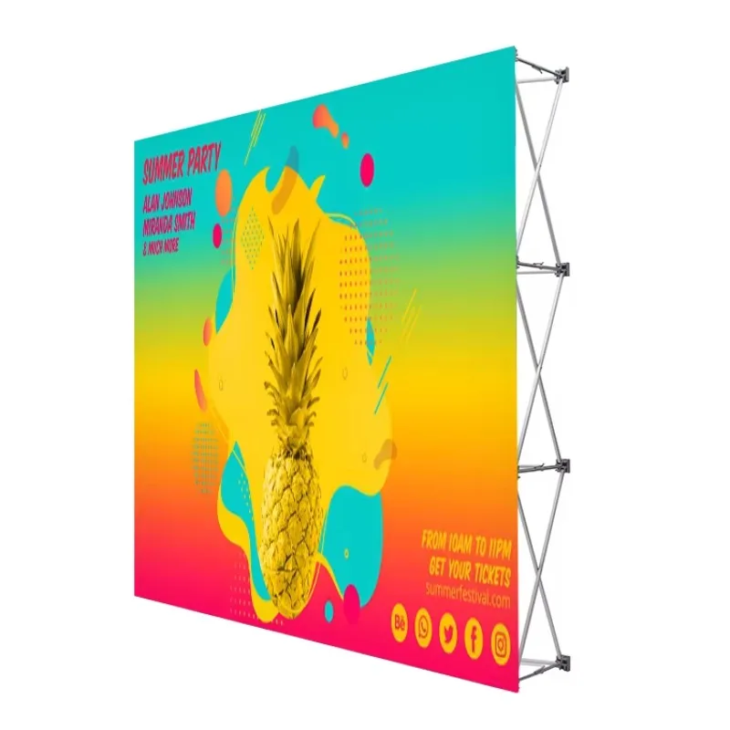 10ft Easy Set Up Custom Logo Straight Backdrop Wall Banner Display Tradeshow Pop Up Booth
10ft Easy Set Up Custom Logo Straight Backdrop Wall Banner Display Tradeshow Pop Up Booth