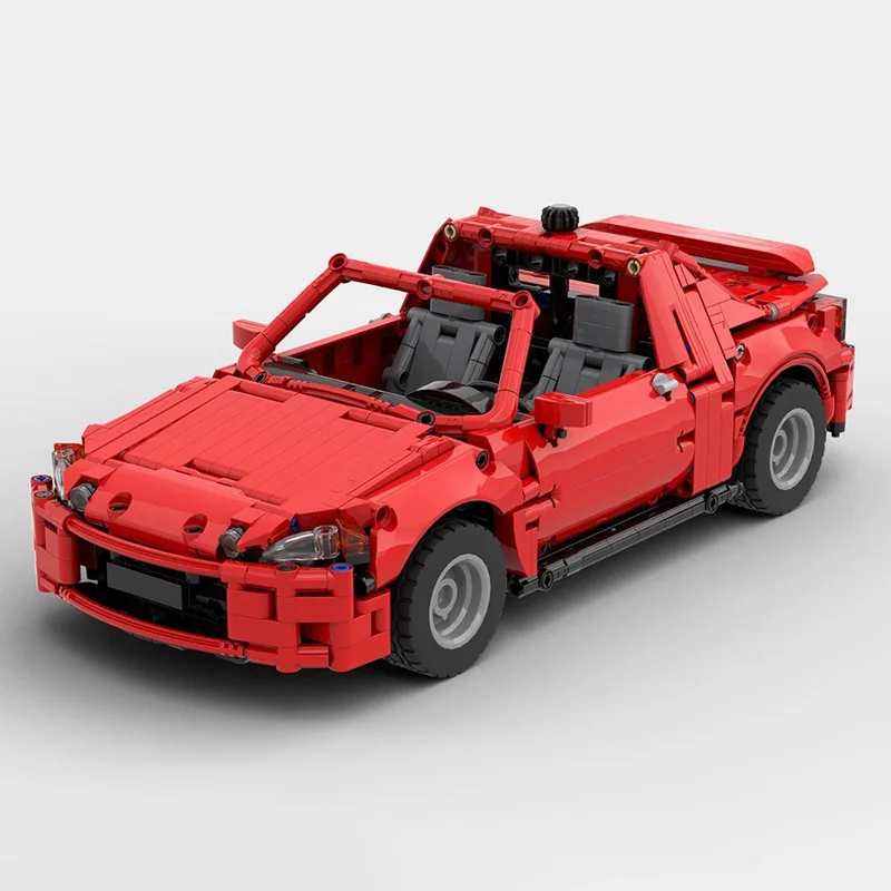 Конструктор MOC CR-X Del Sol (красный) - гоночный автомобиль, набор для самостоятельной сборки, развивающая игрушка, технологичный конструктор.
Конструктор MOC CR-X Del Sol (красный) - гоночный автомобиль, набор для самостоятельной сборки, развивающая игрушка, технологичный конструктор.