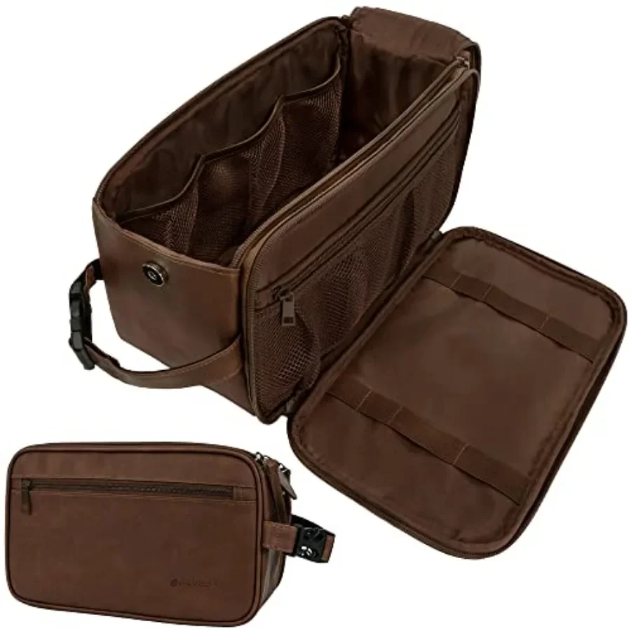 Toiletry Bag for Men, Travel Essentials Shaving Dopp Kit, Mens Travel Bag Toiletries Organizer Case for Grooming, PU Leather Wa
Toiletry Bag for Men, Travel Essentials Shaving Dopp Kit, Mens Travel Bag Toiletries Organizer Case for Grooming, PU Leather Wa
