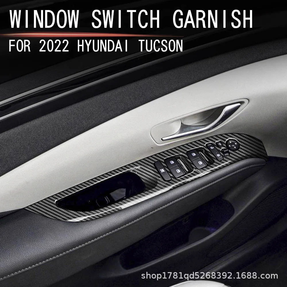 4 шт. для Hyundai Tucson L Nx4 2021-2022 LHD салон автомобиля, боковое окно, подъемник, накладка, наклейки, украшение, стиль из углеродного волокна
4 шт. для Hyundai Tucson L Nx4 2021-2022 LHD салон автомобиля, боковое окно, подъемник, накладка, наклейки, украшение, стиль из углеродного волокна