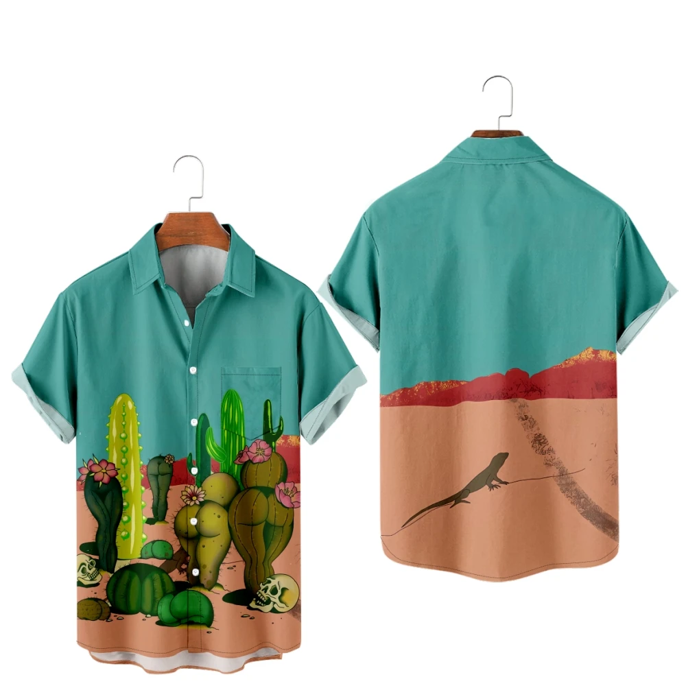 Casual Shirts for Men Cartoon Cactus Print Short Sleeve Shirts Summer Beach Vacation Tops Breathable
Casual Shirts for Men Cartoon Cactus Print Short Sleeve Shirts Summer Beach Vacation Tops Breathable