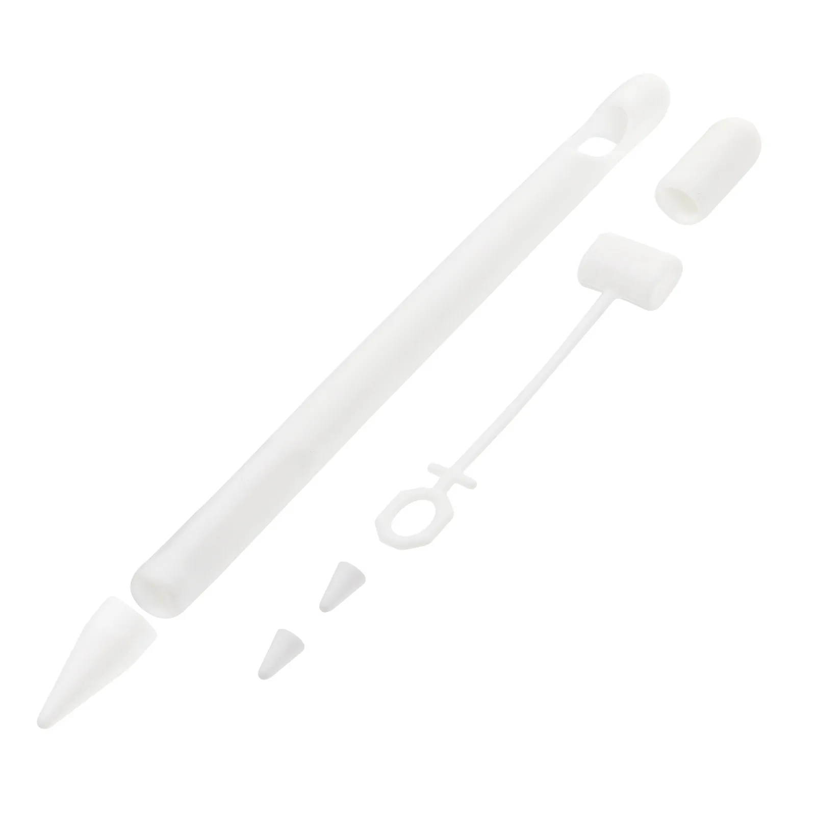 Набор силиконовых защитных чехлов для карандашей Pencil 1-го поколения: стильный мягкий чехол, защита от скатывания и грязи, защита для стилуса
Набор силиконовых защитных чехлов для карандашей Pencil 1-го поколения: стильный мягкий чехол, защита от скатывания и грязи, защита для стилуса