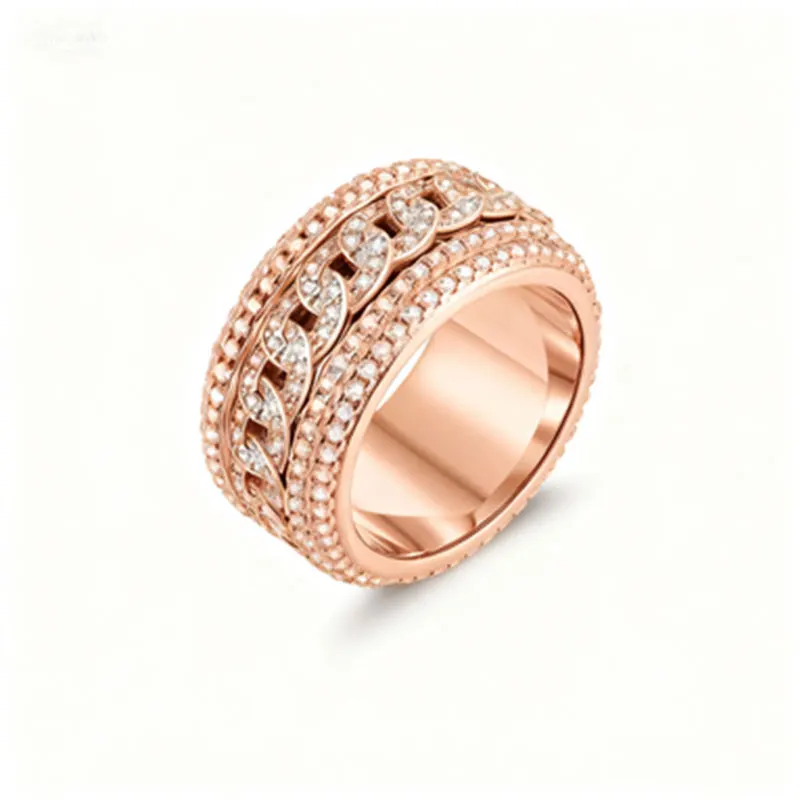 A fashionable and luxurious D-color full moissanite men's and women's ring, imported moissanite, 925 silver plated with white go
A fashionable and luxurious D-color full moissanite men's and women's ring, imported moissanite, 925 silver plated with white go