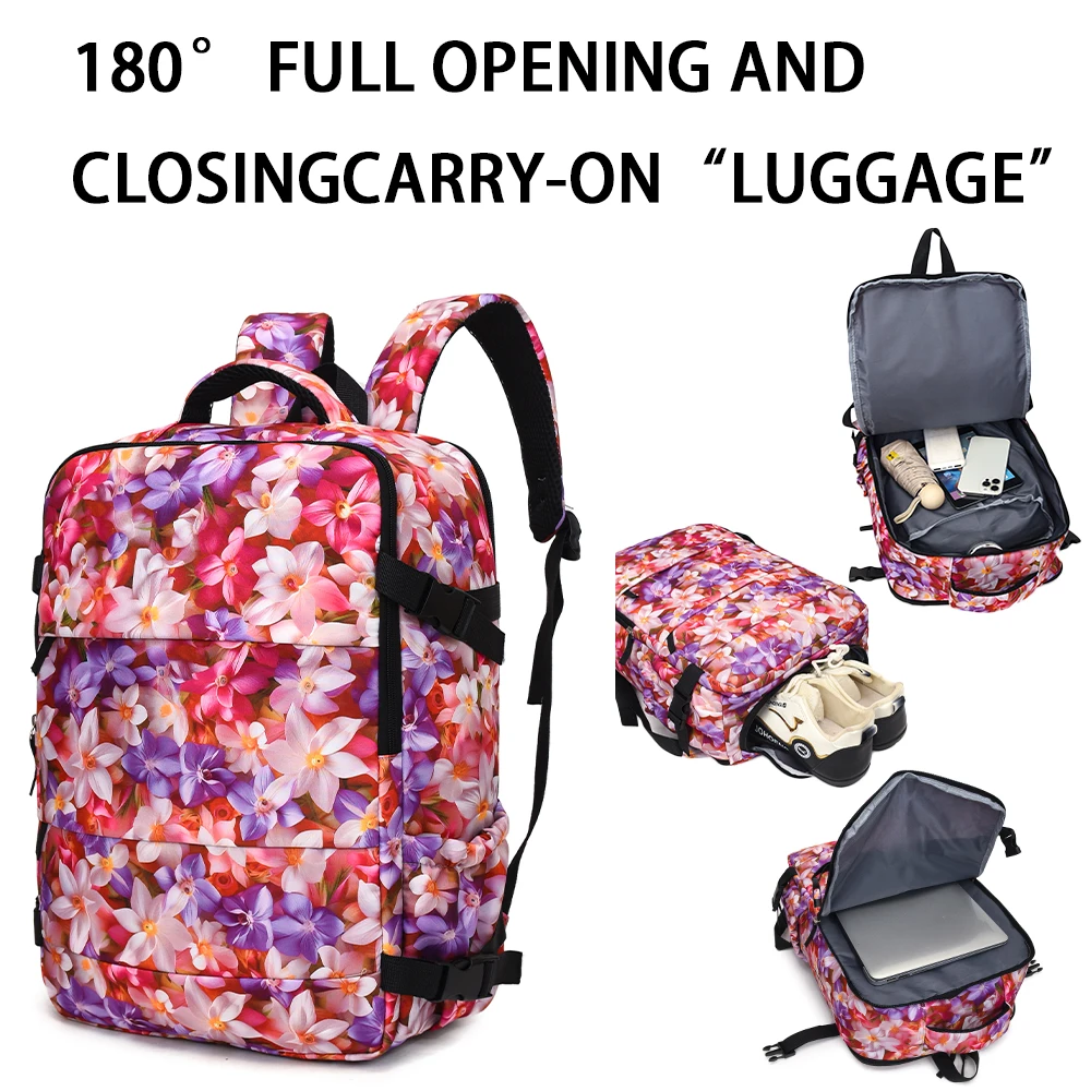 Lightweight Backpack Versatile, Large Capacity Flower Bag for Business Trips, Daily Commuting Luggage Bag, Travel Computer Bag
Lightweight Backpack Versatile, Large Capacity Flower Bag for Business Trips, Daily Commuting Luggage Bag, Travel Computer Bag