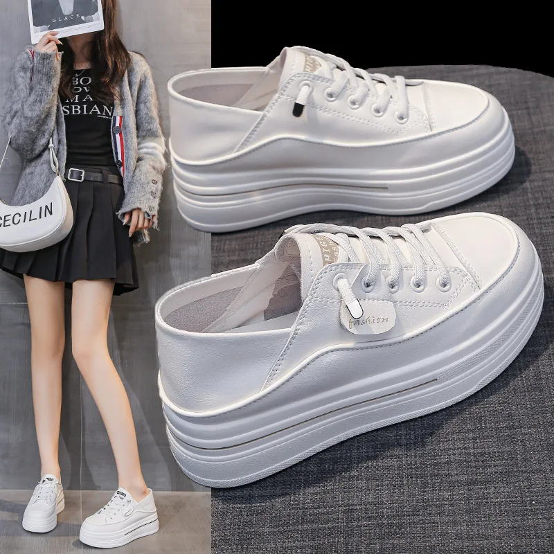 Women's Casual Shoes Increased Height Student Style Two-Way Board Shoes Leisure Shoes Fall Winter New Arrival Korean Version
Women's Casual Shoes Increased Height Student Style Two-Way Board Shoes Leisure Shoes Fall Winter New Arrival Korean Version