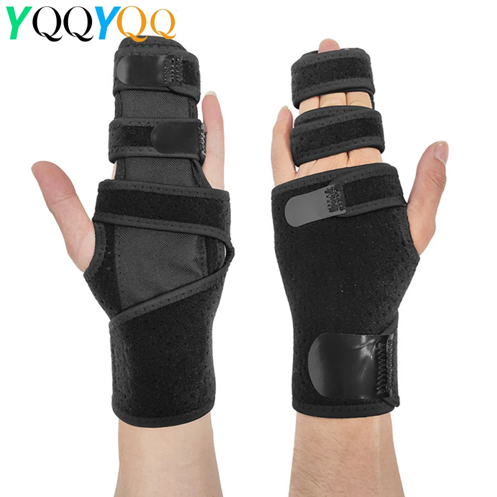1PC Trigger Finger Splint,Adjustable Two Finger Splint Full Hand & Wrist Brace Support,Metal Straightening Immobilizer Treatment
1PC Trigger Finger Splint,Adjustable Two Finger Splint Full Hand & Wrist Brace Support,Metal Straightening Immobilizer Treatment