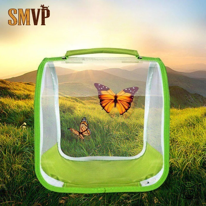 Portable Clear Mesh Insect Observation Cage Breathable Butterfly Habitat Cage for Bug Lizard Hamster Outdoor Feeding Pet Carrier
Portable Clear Mesh Insect Observation Cage Breathable Butterfly Habitat Cage for Bug Lizard Hamster Outdoor Feeding Pet Carrier