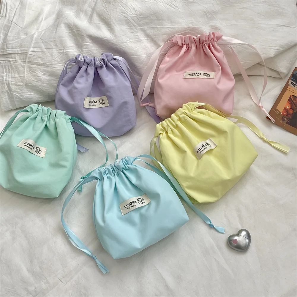 Solid Color Drawstring Bag Travel Organizer Bags Headphone Charging Cable Digital Pouch Jewelry Dust Bag Travel Toiletry Bags
Solid Color Drawstring Bag Travel Organizer Bags Headphone Charging Cable Digital Pouch Jewelry Dust Bag Travel Toiletry Bags