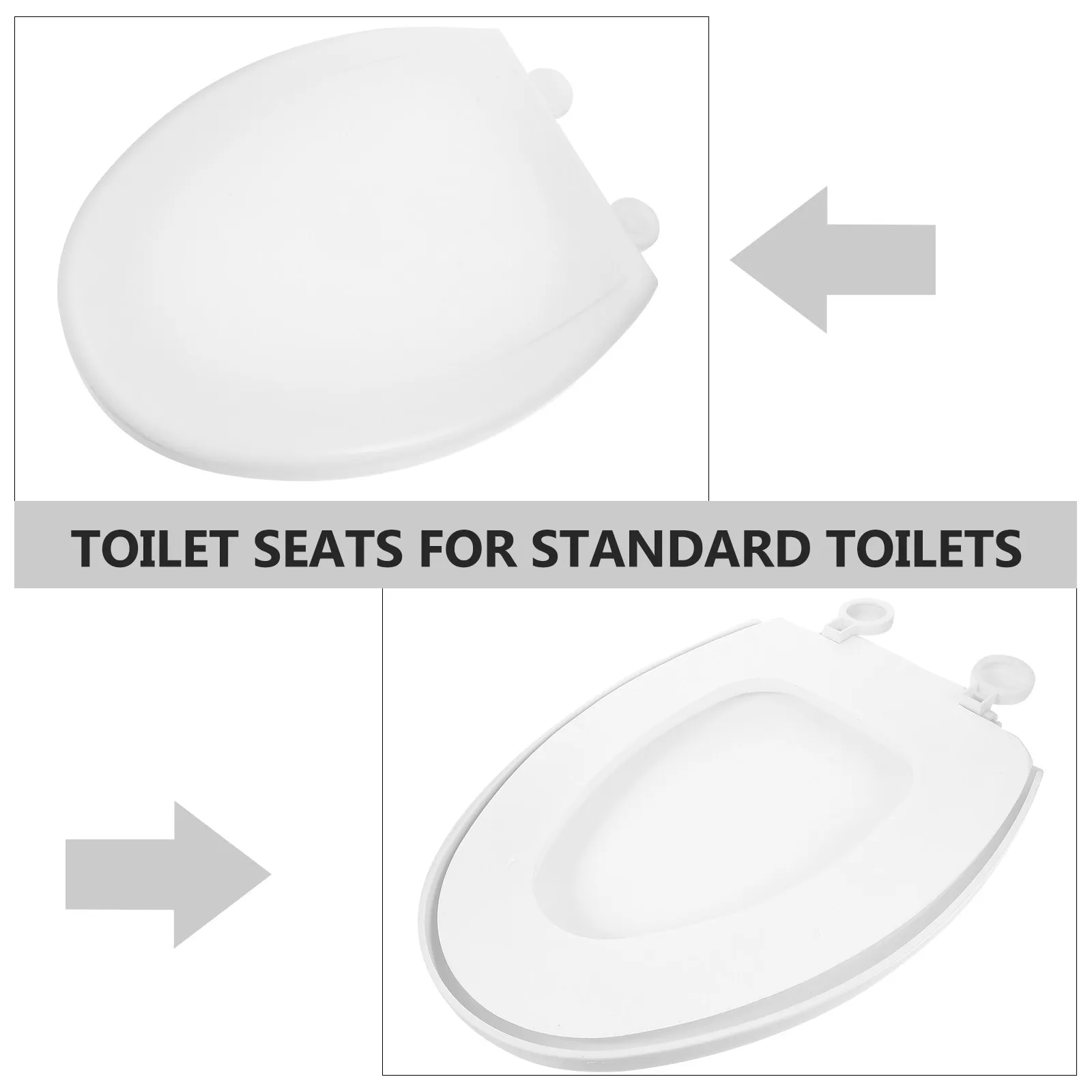 Universal Replacement Toilet Seat Thickened Eva Plastic Soft Comfortable Cover for Bathroom Home Toilet Seat Bathroom Accessory
Universal Replacement Toilet Seat Thickened Eva Plastic Soft Comfortable Cover for Bathroom Home Toilet Seat Bathroom Accessory