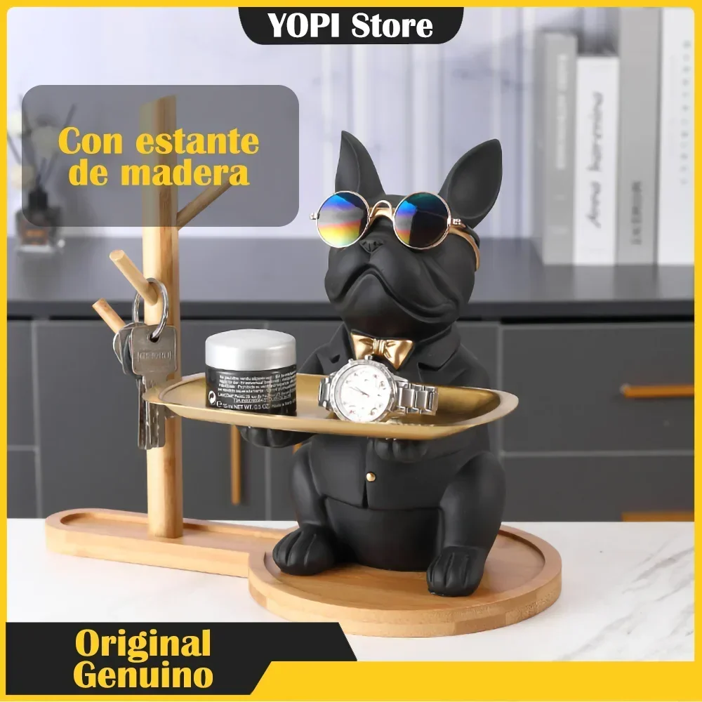 Home Interior Decoration Accessories,Animal Dog Figurines with Wood Shelf Key Hook,French Bulldog Statue Room Decor Ornaments
Home Interior Decoration Accessories,Animal Dog Figurines with Wood Shelf Key Hook,French Bulldog Statue Room Decor Ornaments