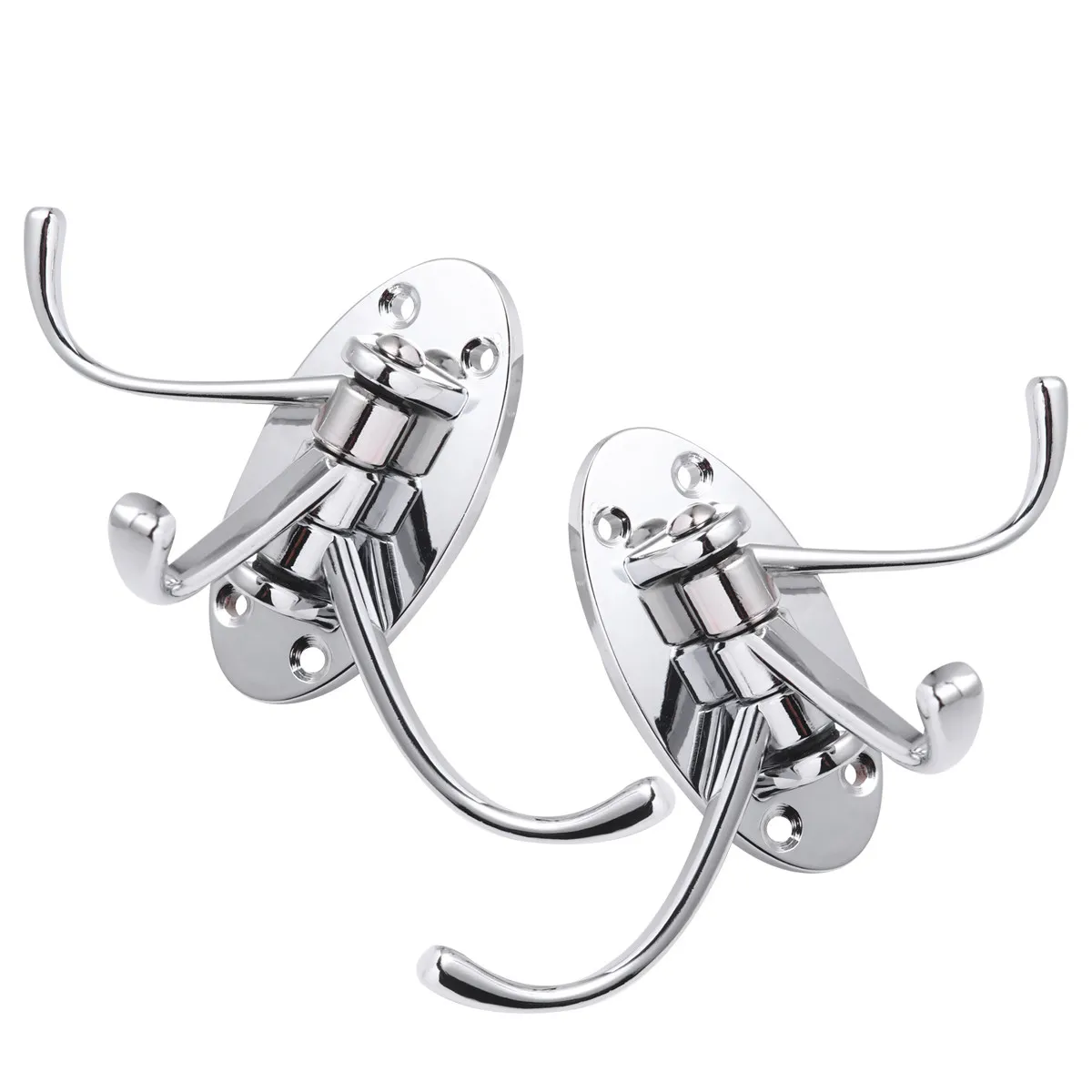 Комплект из 2 крючков для одежды, настенный, из цинкового сплава, с тройным поворотом, для ванной, спальни, кухни, вешалка для одежды
Комплект из 2 крючков для одежды, настенный, из цинкового сплава, с тройным поворотом, для ванной, спальни, кухни, вешалка для одежды